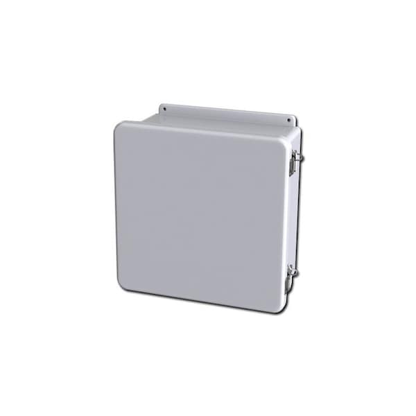 Quick Release Padlock Latch Electrical Enclosures, 13.38 in H, 6.34 in D, 13.38 in W